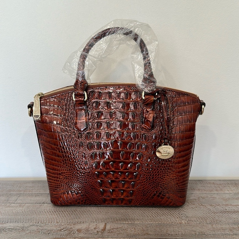 Brahmin Crocodile Leather Duxbury Handbag